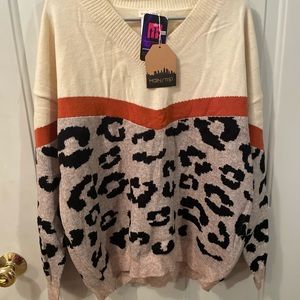 NWT 3XL Block Sweater.